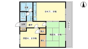 塚本ハイツの物件間取画像